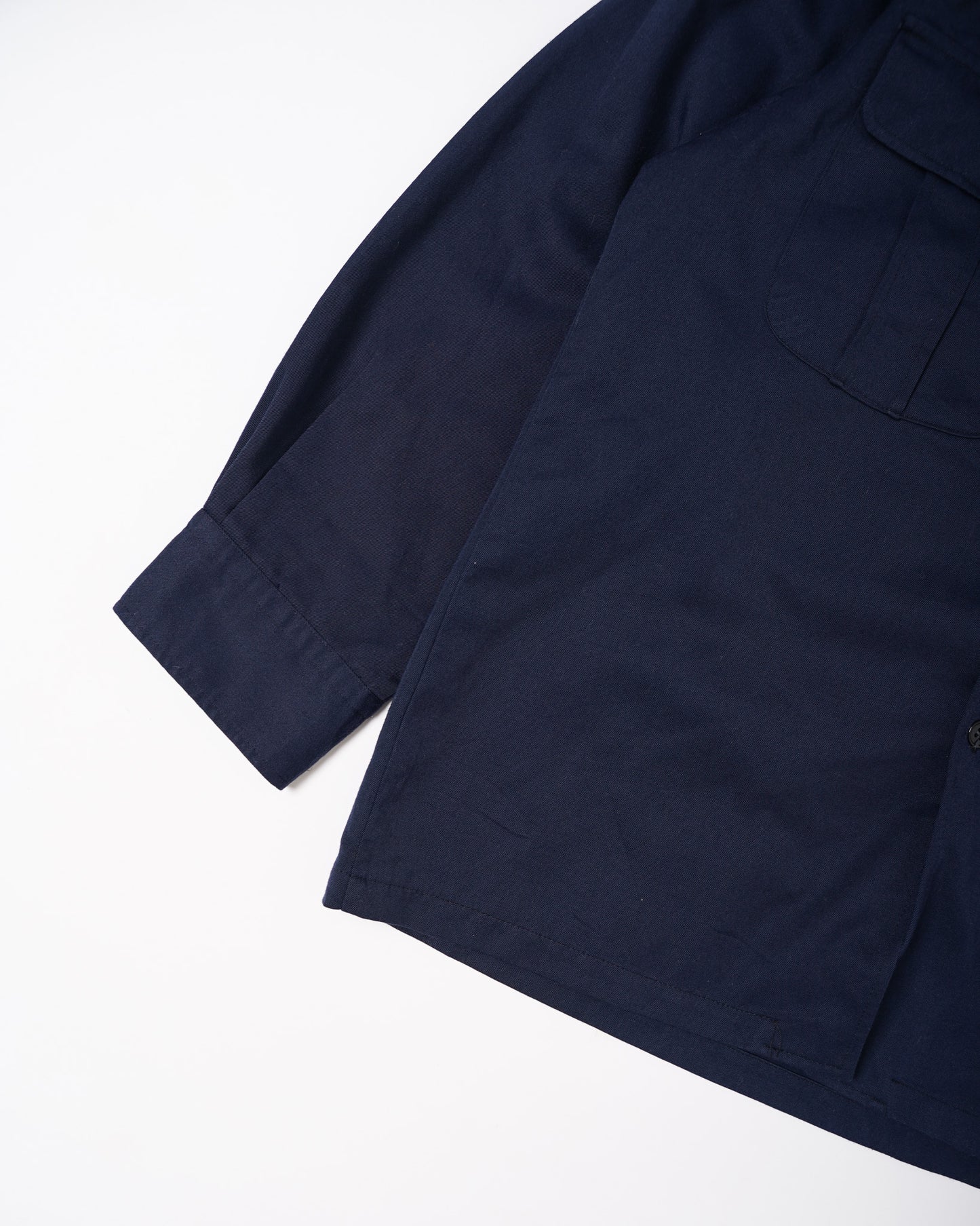 VINTAGE JAPANESE NAVY WORK OVERSHIRT - S/M