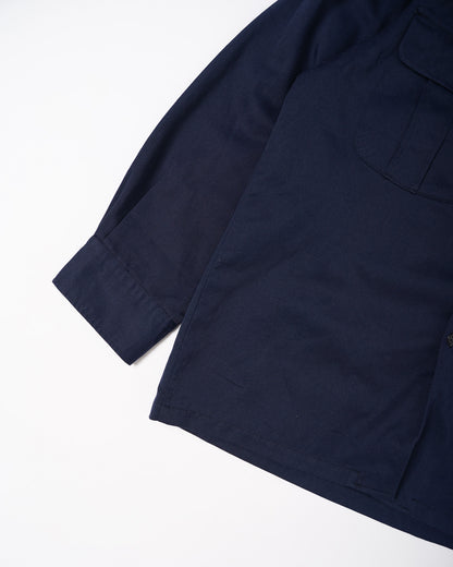 VINTAGE JAPANESE NAVY WORK OVERSHIRT - S/M